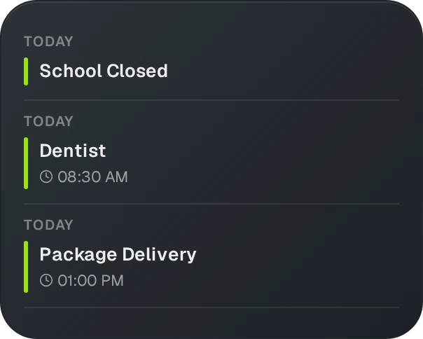 Calendar — Compact