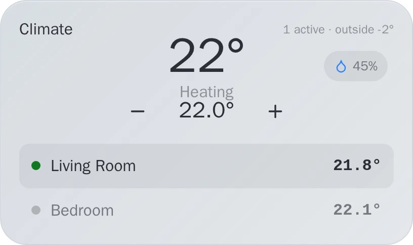 Climate Rooms — With outside