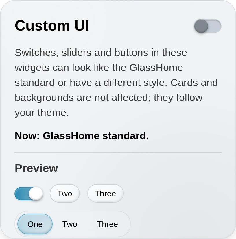 Custom UI Settings, Wide