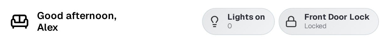 Header, No background
