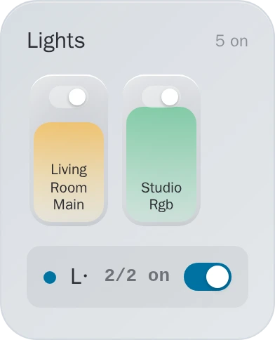 Lights by Room