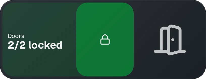 Lock — Both doors