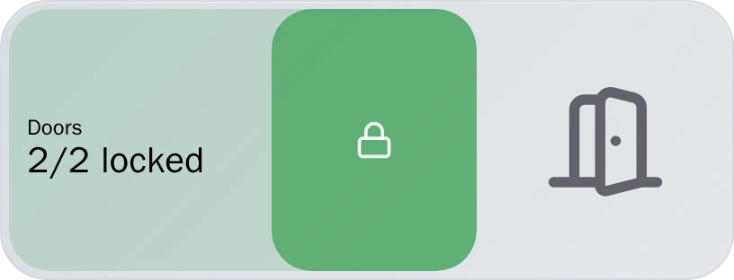 Lock — Both doors