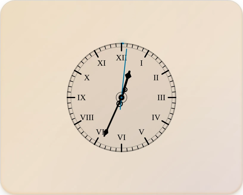 Clock, Analog, large